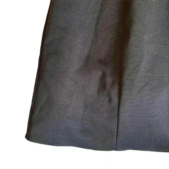 Halston Heritage Fit ‘n Flare Cold Shoulder Formal Party Black Tie Dress size 8 - Picture 6 of 10